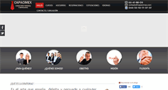 Desktop Screenshot of capacimex.com